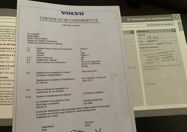 Volvo S60 cena 30000 przebieg: 195000, rok produkcji 2011 z Strumień małe 277